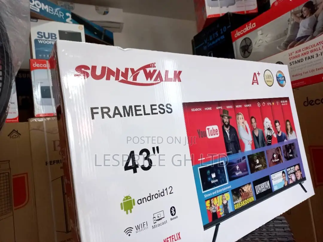 Frameless ~Sunny Walk 43” Smart Tv