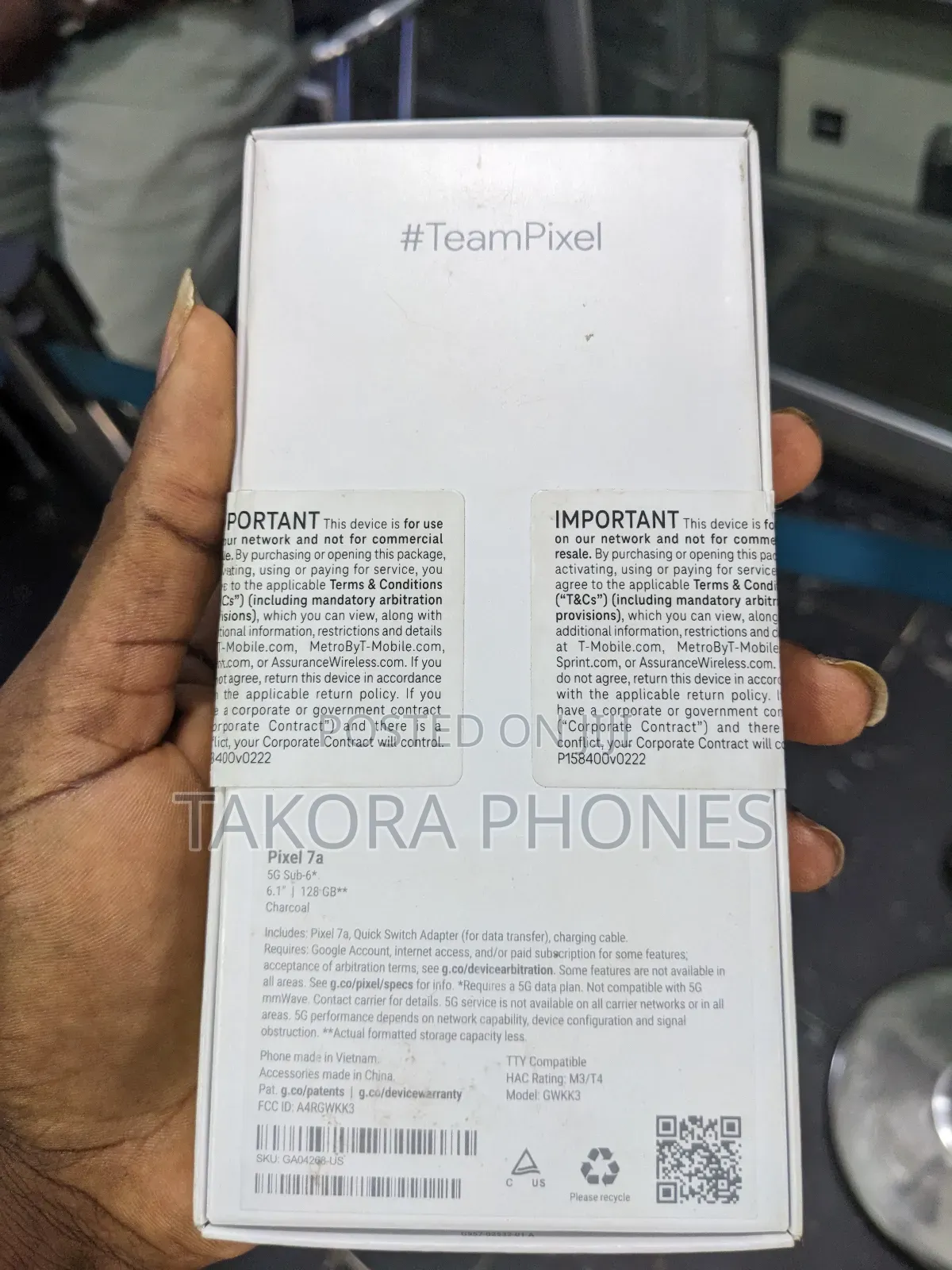 New Google Pixel 7a 128 GB Black