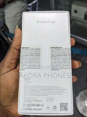 New Google Pixel 7a 128 GB Black