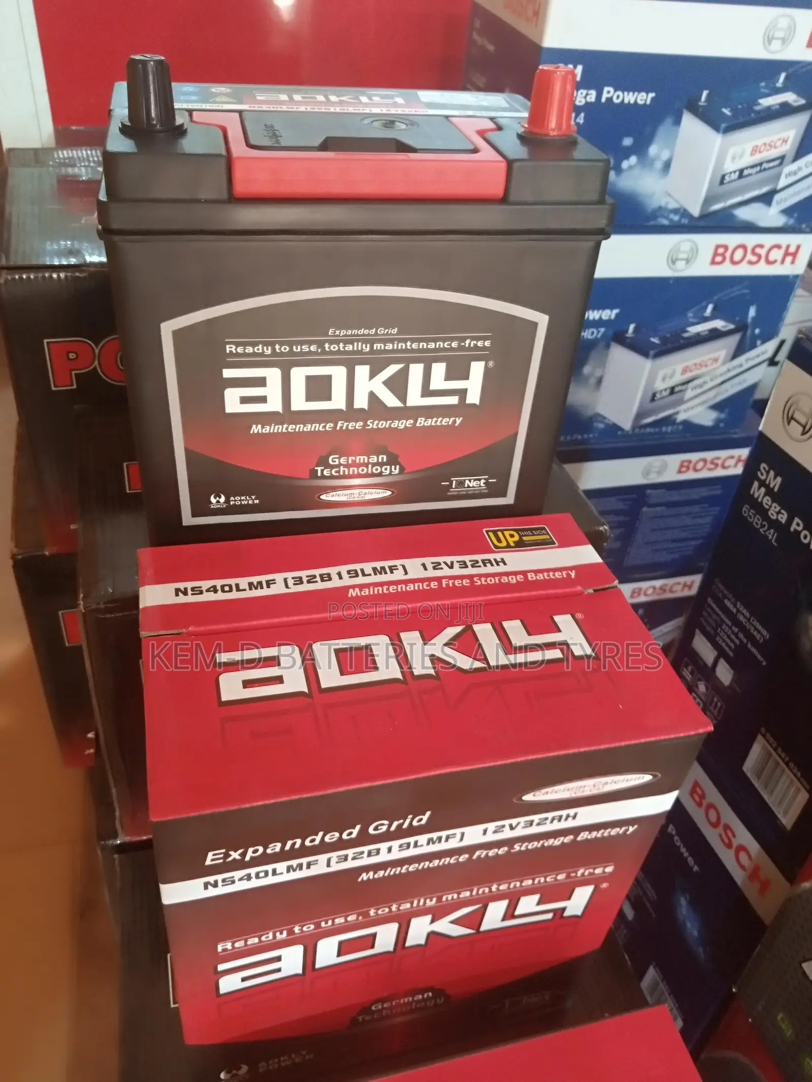 Car Battery - Brand New Aokly Batteries