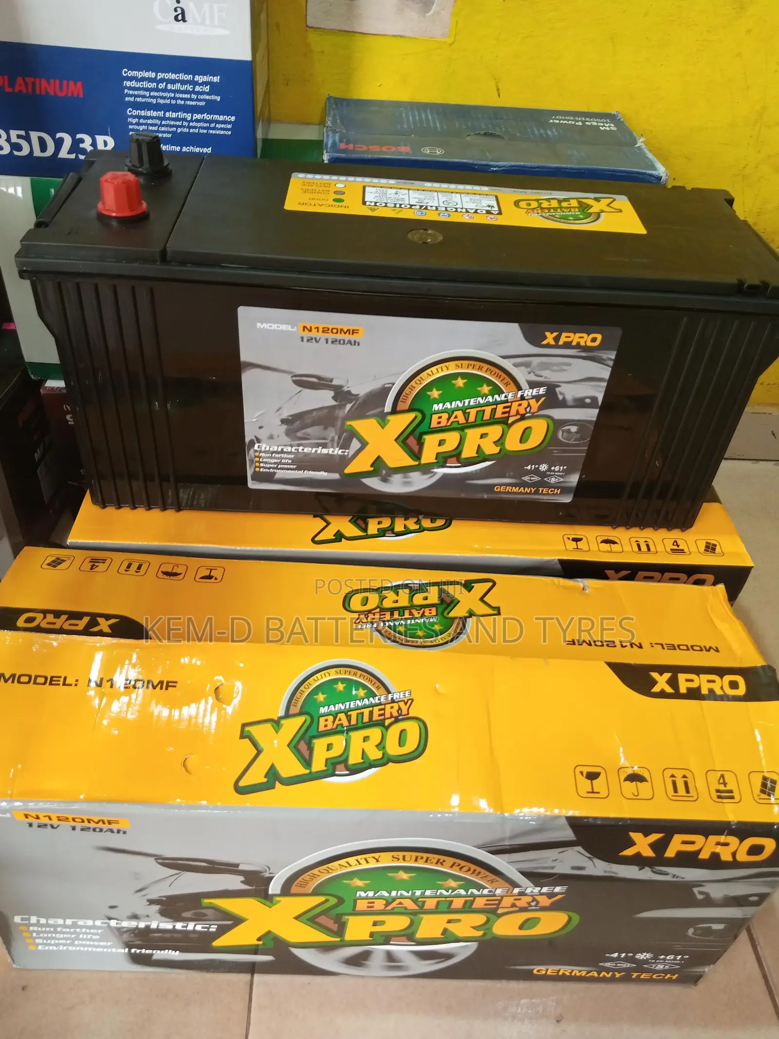 Car Battery 21 Plates Xpro Batteries 12v120ah