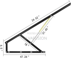 Lift Up Fitting Gas Spring Struts *Without Bed/Frame*