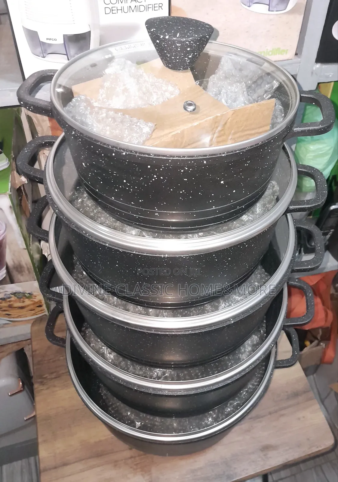 10pcs Set Marble Cooking Pots