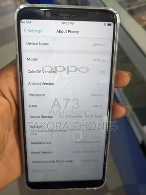 Oppo A73 128 GB Black