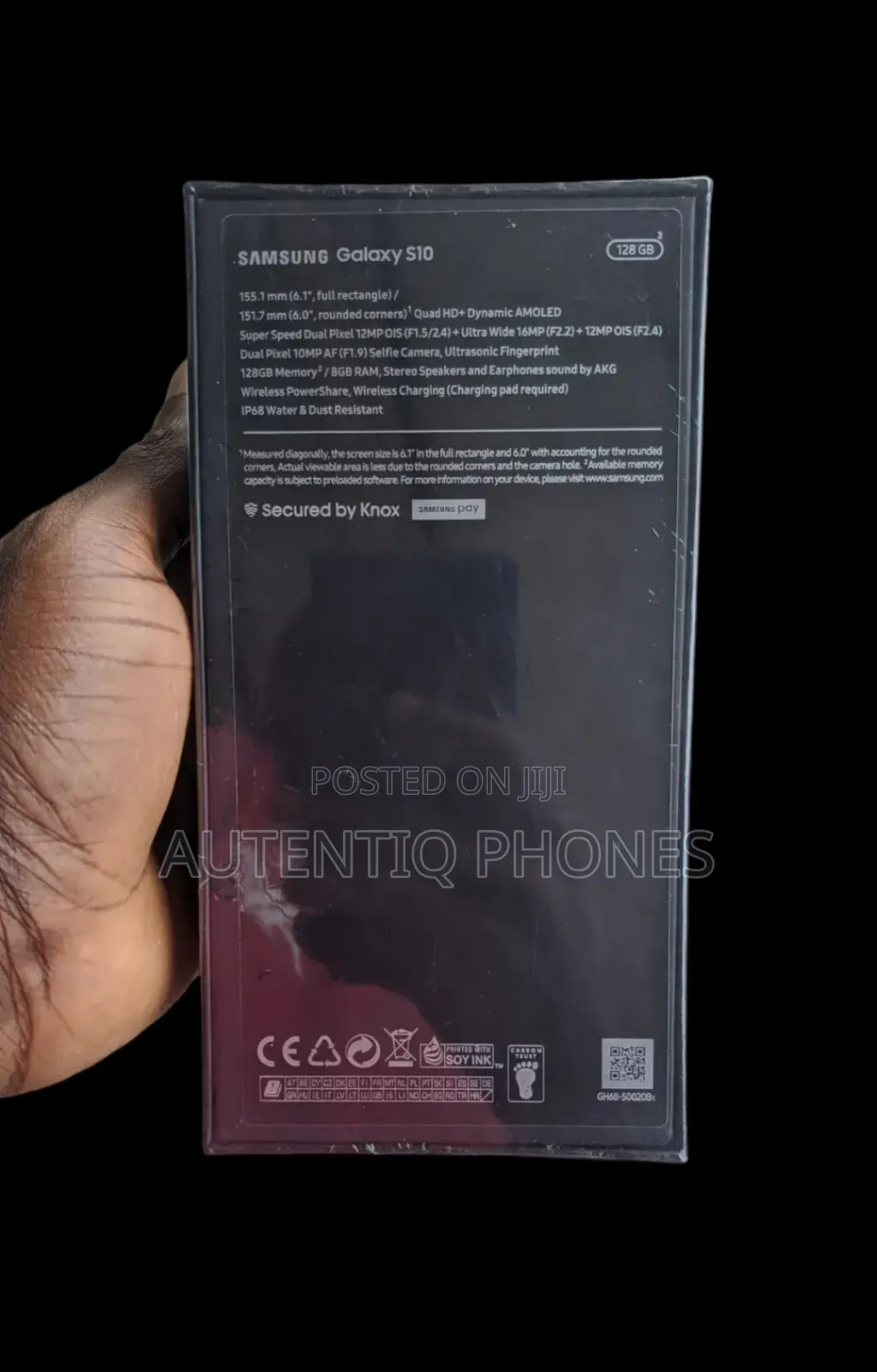 New Samsung Galaxy S10 128 GB Black