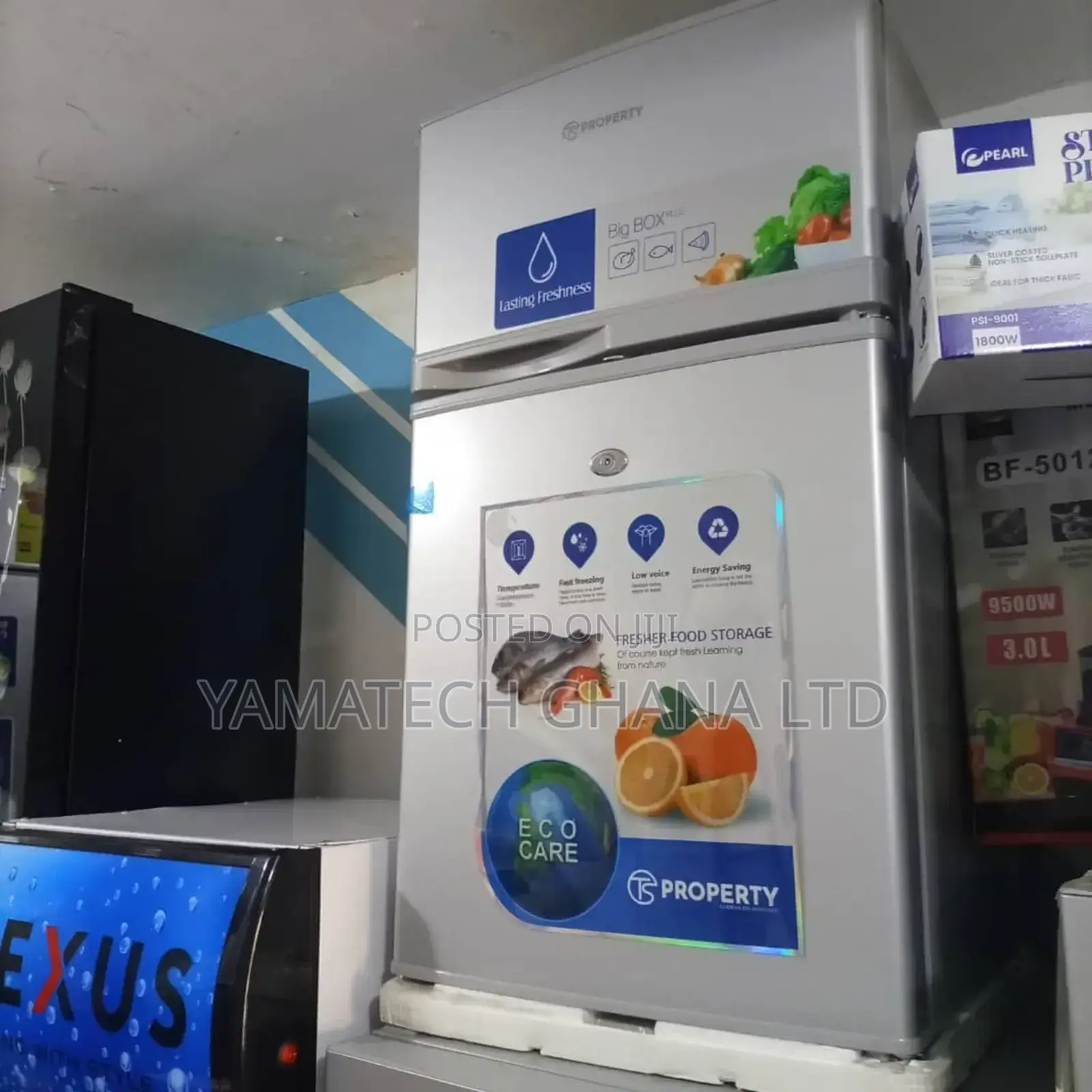 Property Table Top Double Door Fridge With Top Freezer-80l