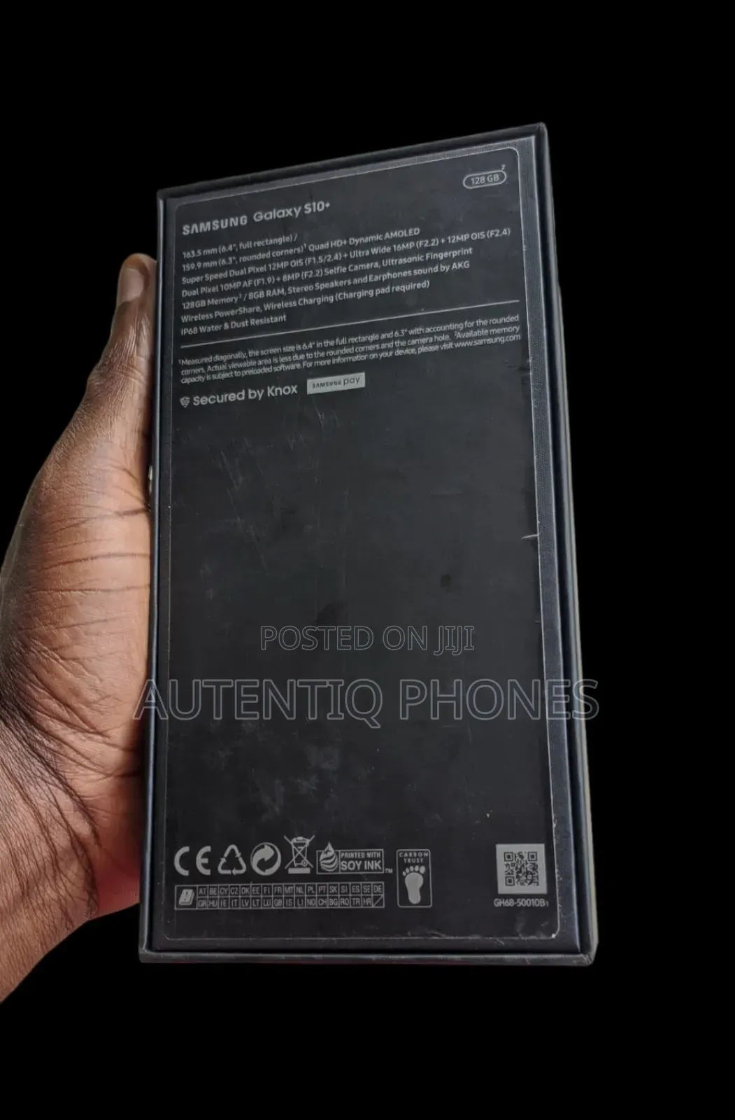 New Samsung Galaxy S10 Plus 128 GB Black