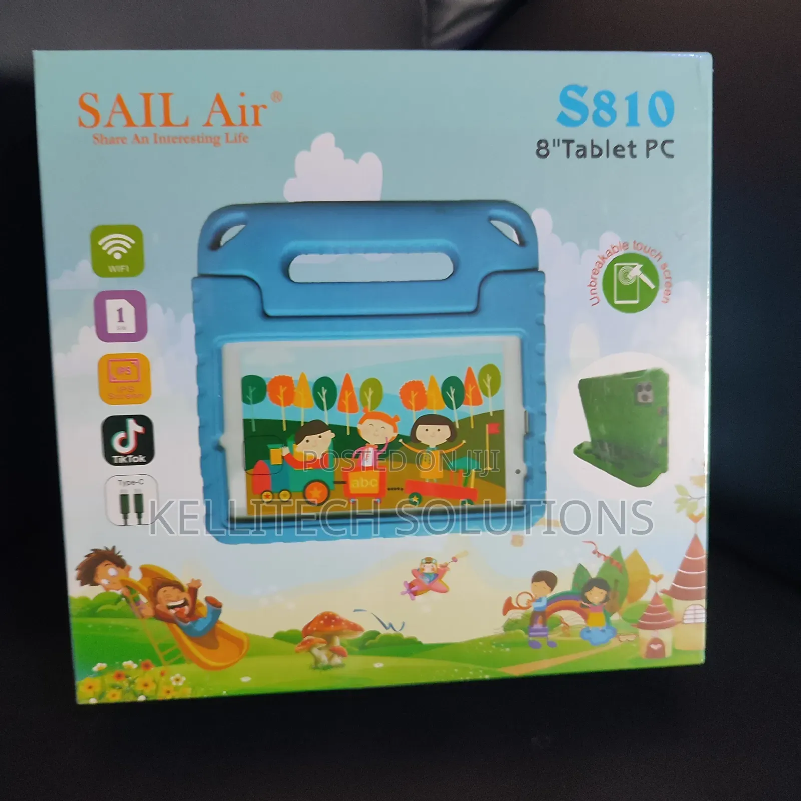 Sailair Kids Tablet, S810 Unbreakable Screen