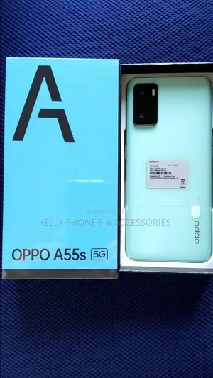 New Oppo A55s 128 GB Blue