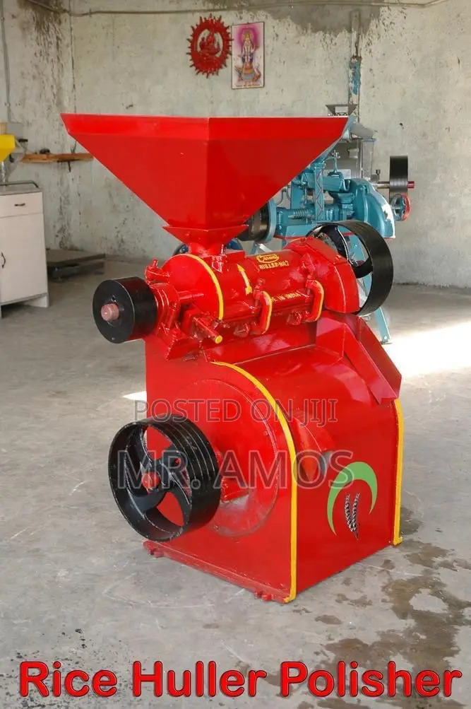 Raja Automatic Rice Huller With Polisher and Motor Combo
