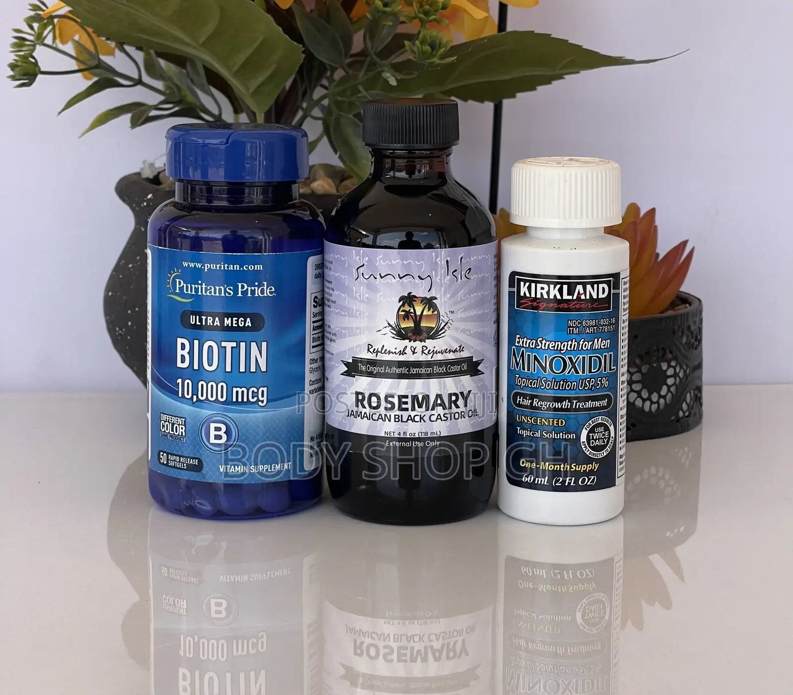Beard Growth Pack - Kirkland Minoxidil + Biotin + Rosemary
