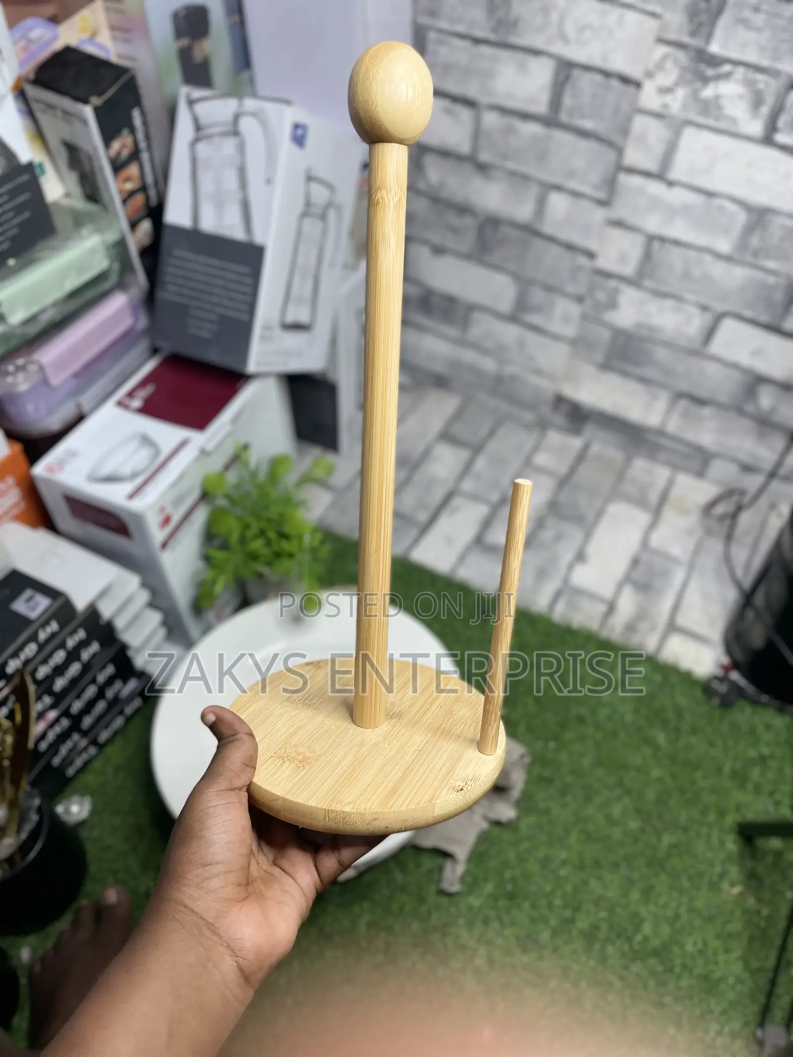 Bamboo Tissue Paper Holder