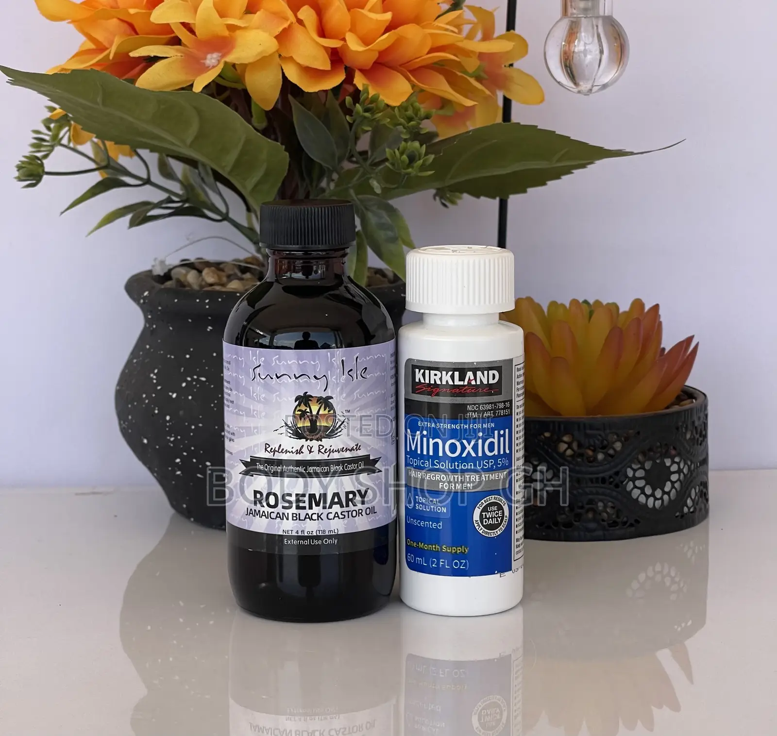 Hair and Beard Regrowth Set - Kirkland Minoxidil + Rosemary