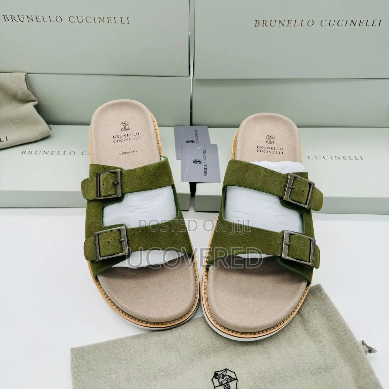 Brunello Cucinelli Suede Slippers