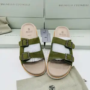 Brunello Cucinelli Suede Slippers