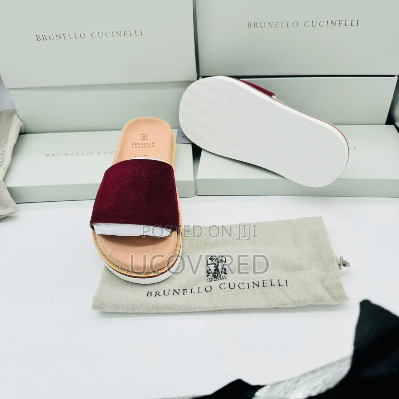 Brunello Cucinelli Suede Slippers
