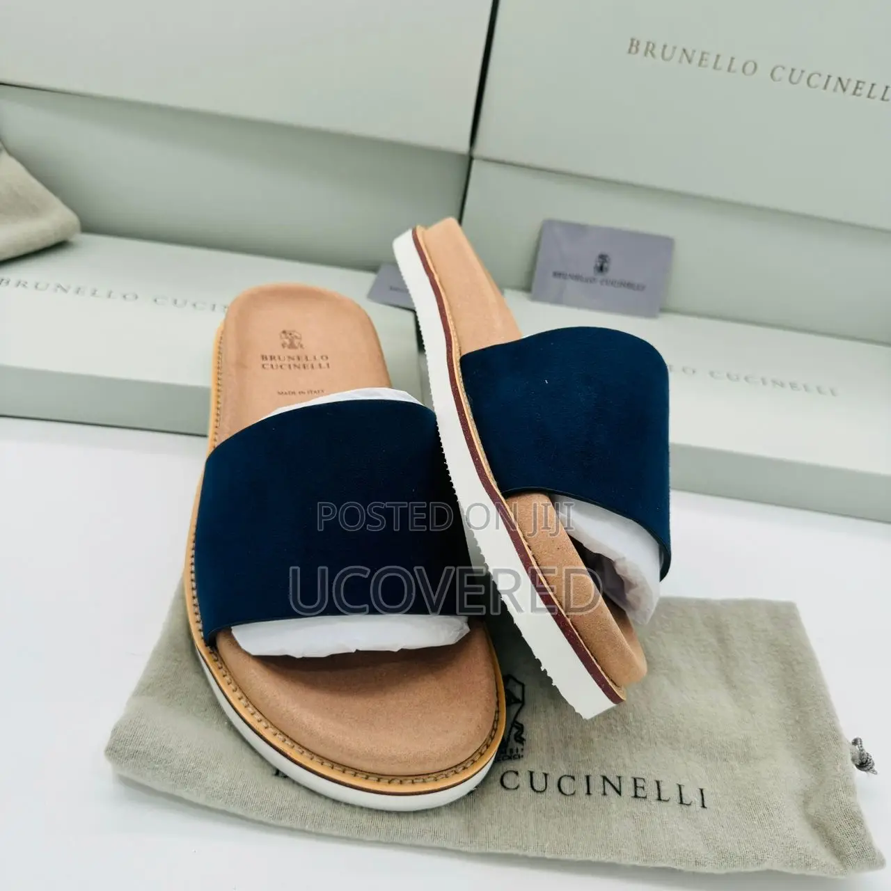 Brunello Cucinelli Suede Slippers