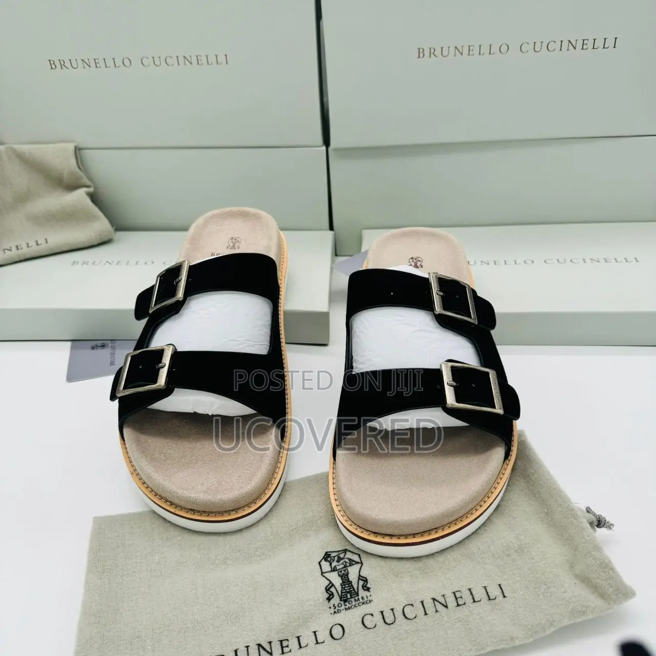 Brunello Cucinelli Suede Slippers