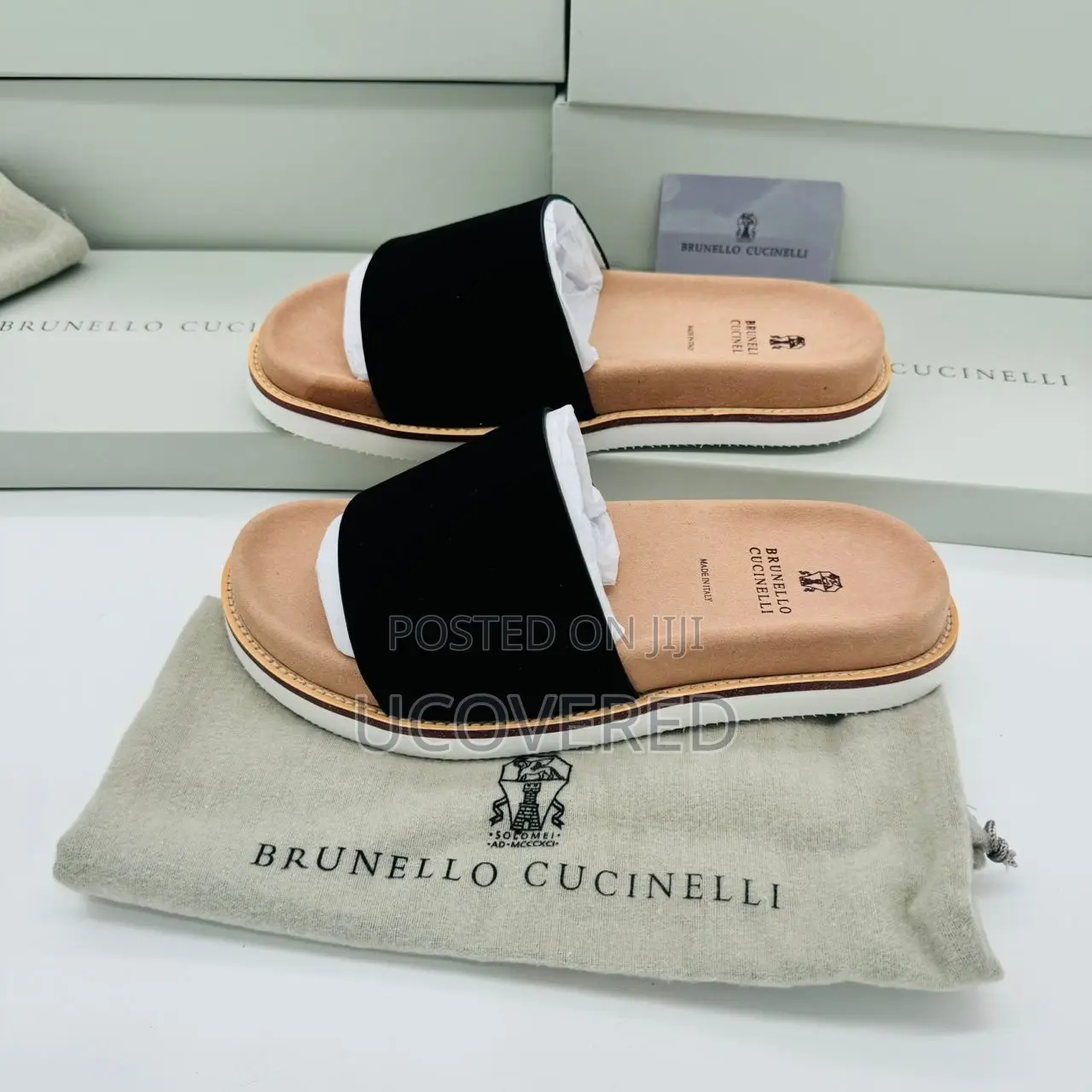 Brunello Cucinelli Suede Slippers