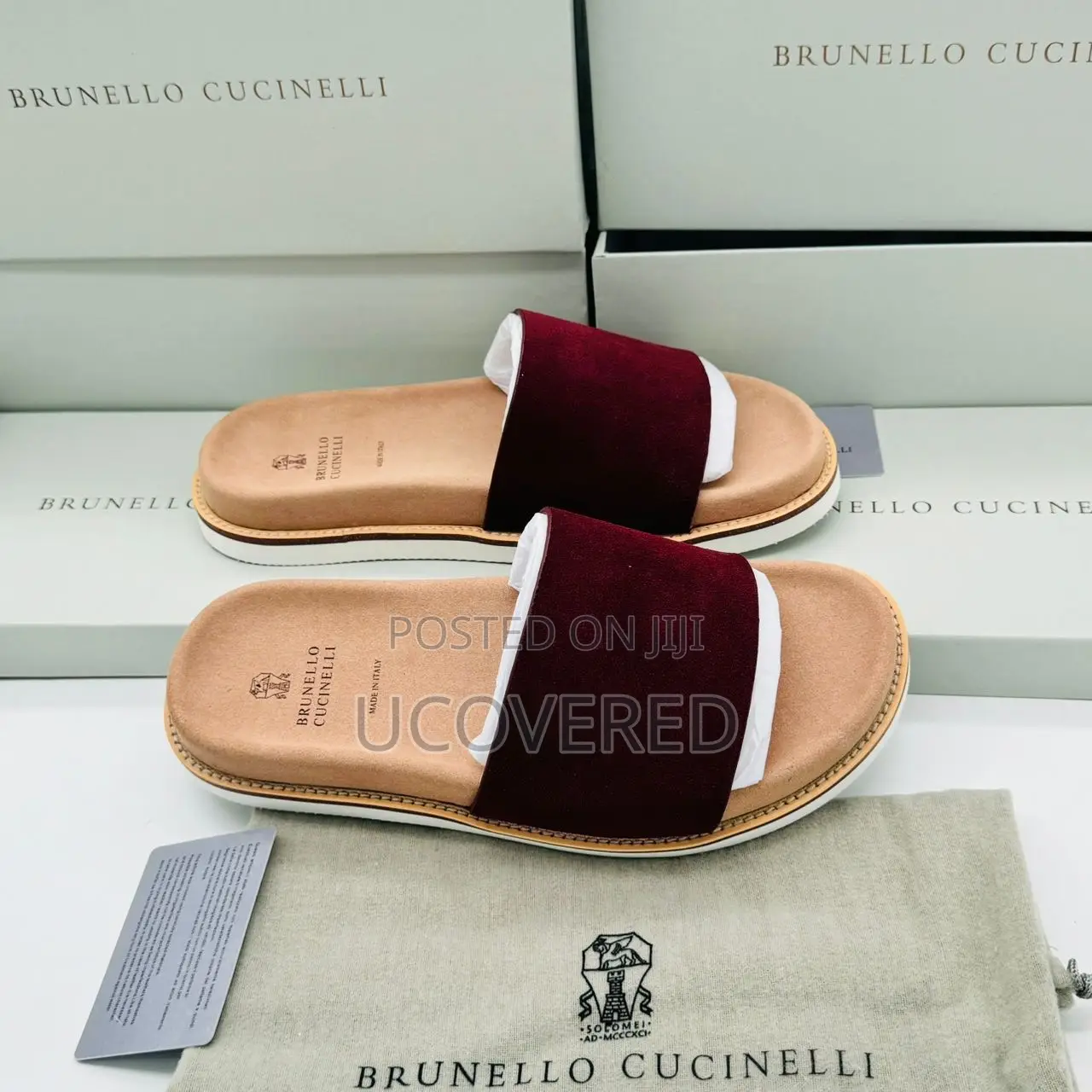 Brunello Cucinelli Suede Slippers