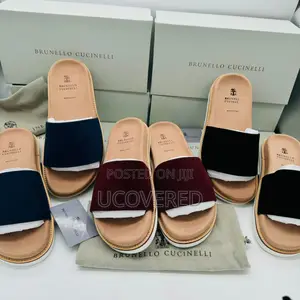Brunello Cucinelli Suede Slippers