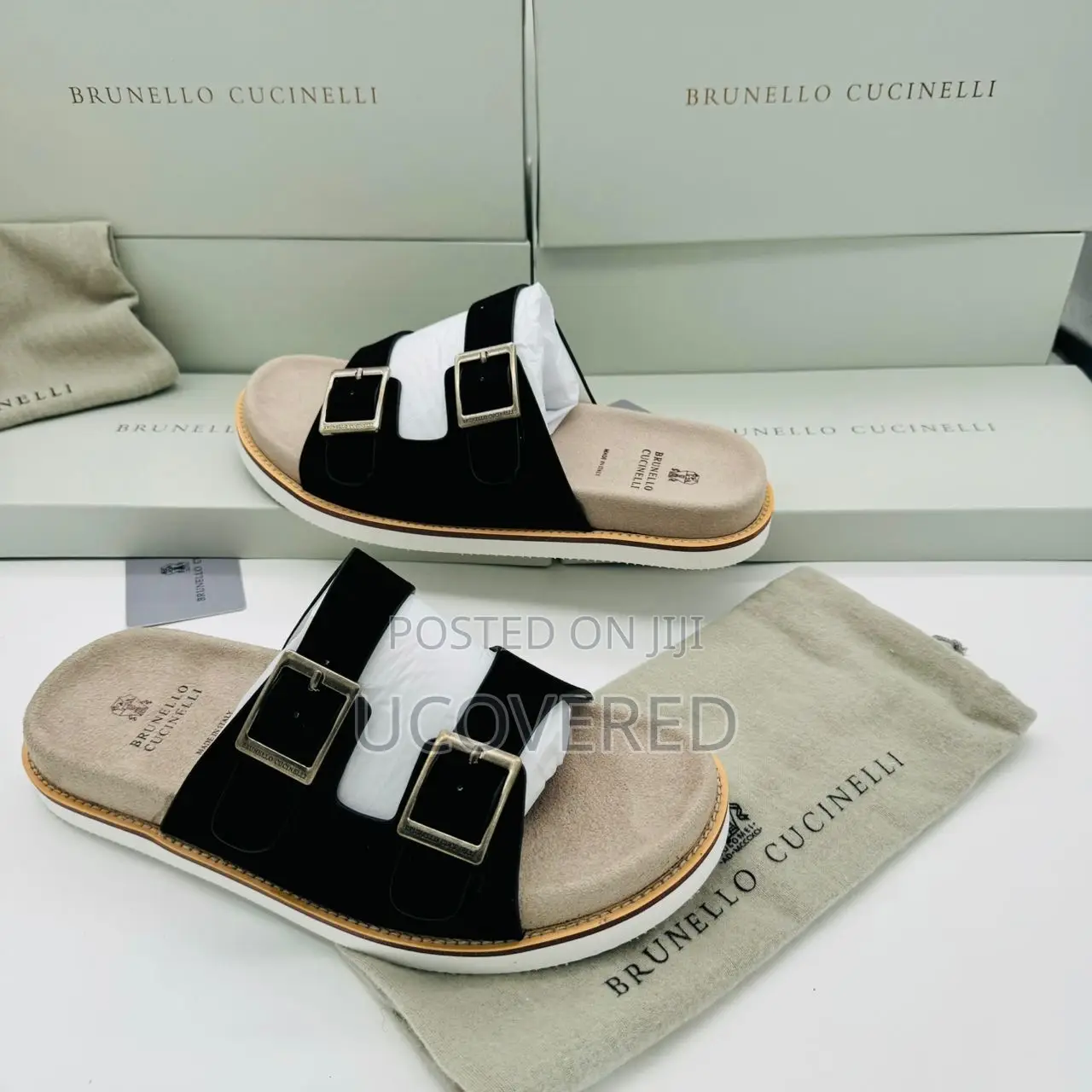 Brunello Cucinelli Suede Slippers