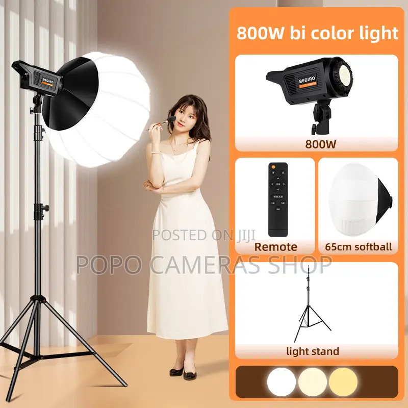 Bediro 800W Bi-Color Light + 65cm Softball Only
