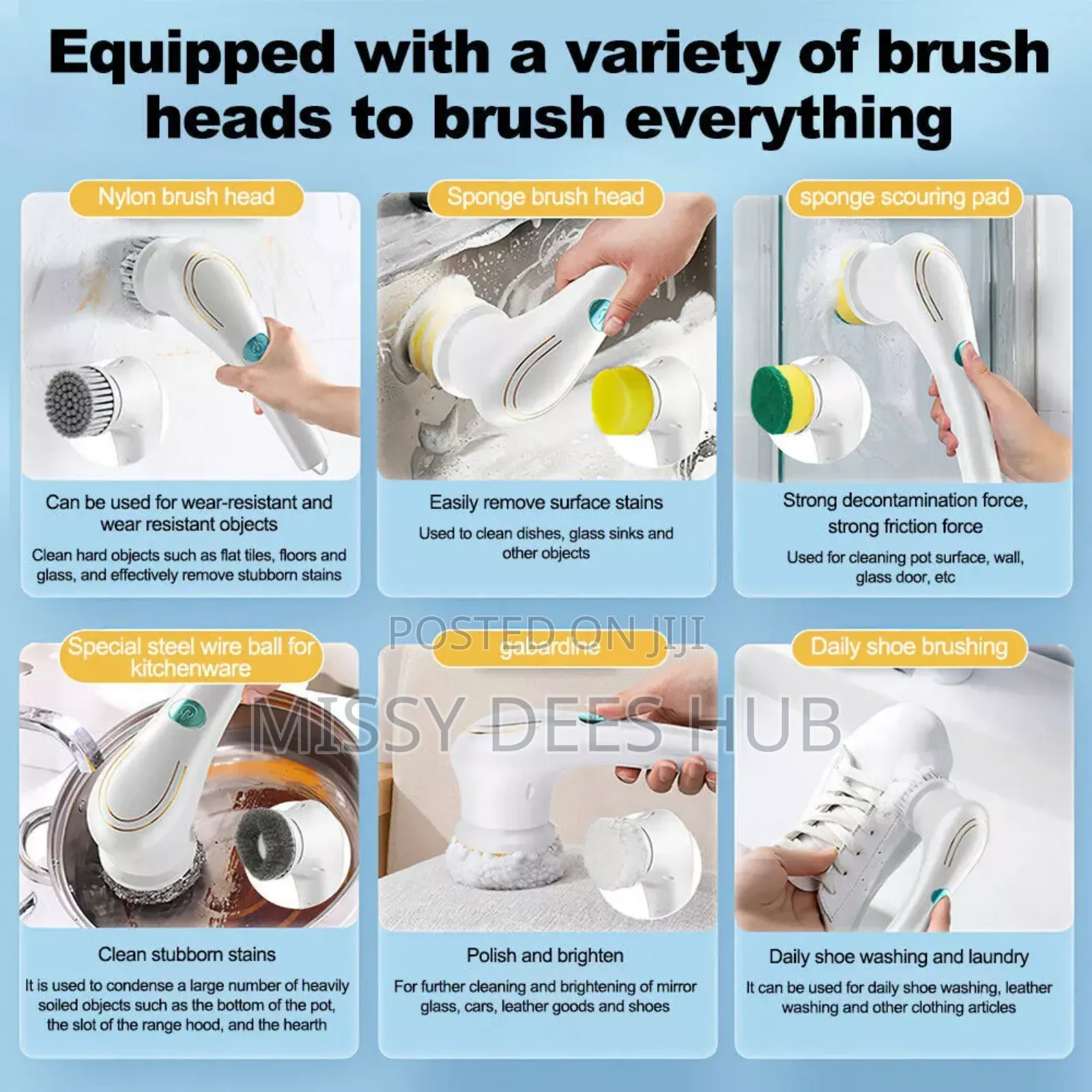 Magic Brush / Mini Spin Scrubber