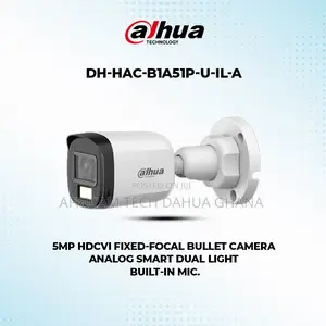 Dahua Camera Analog 5mp Audio CCTV Outdoor Smart Dual Light