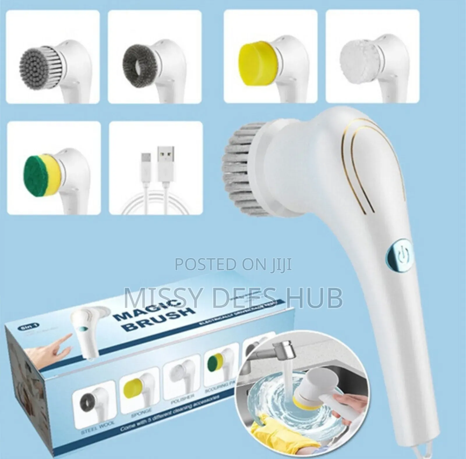 Magic Brush / Mini Spin Scrubber