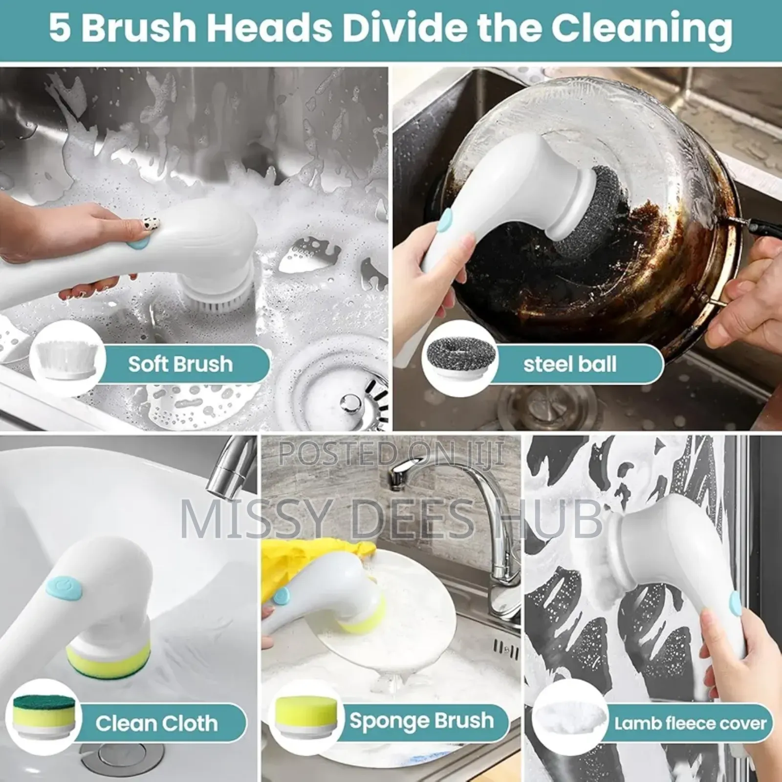 Magic Brush / Mini Spin Scrubber