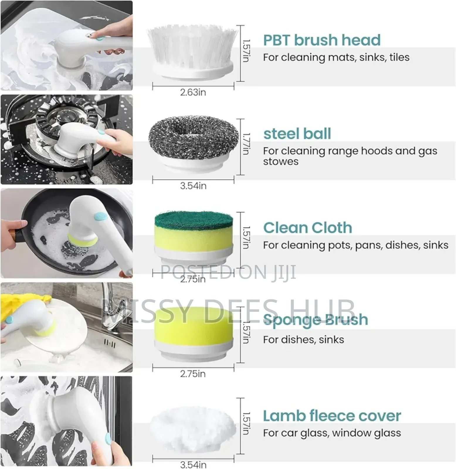 Magic Brush / Mini Spin Scrubber
