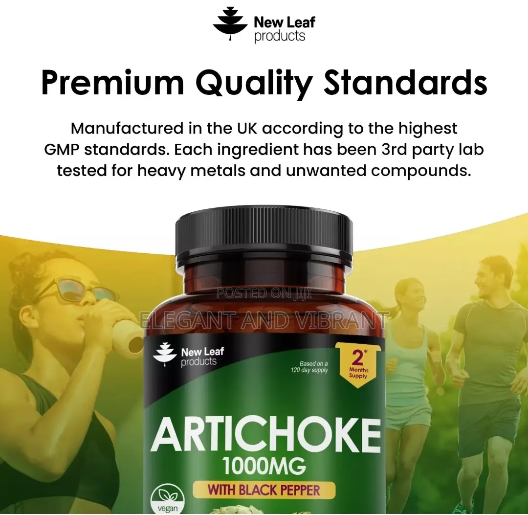 Artichoke Extract 1000mg Tab -120 High Strength Black Pepper