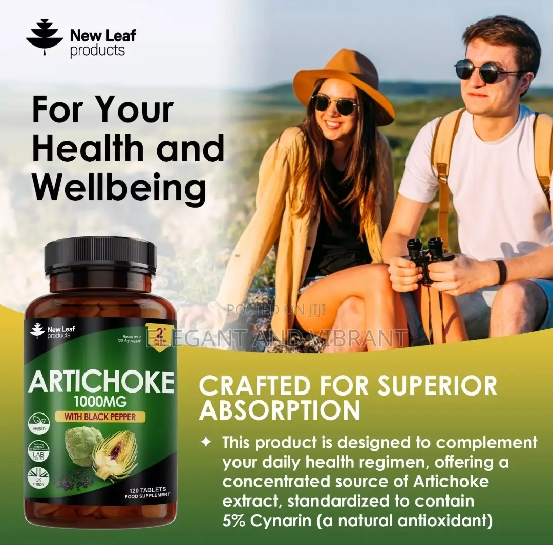 Artichoke Extract 1000mg Tab -120 High Strength Black Pepper
