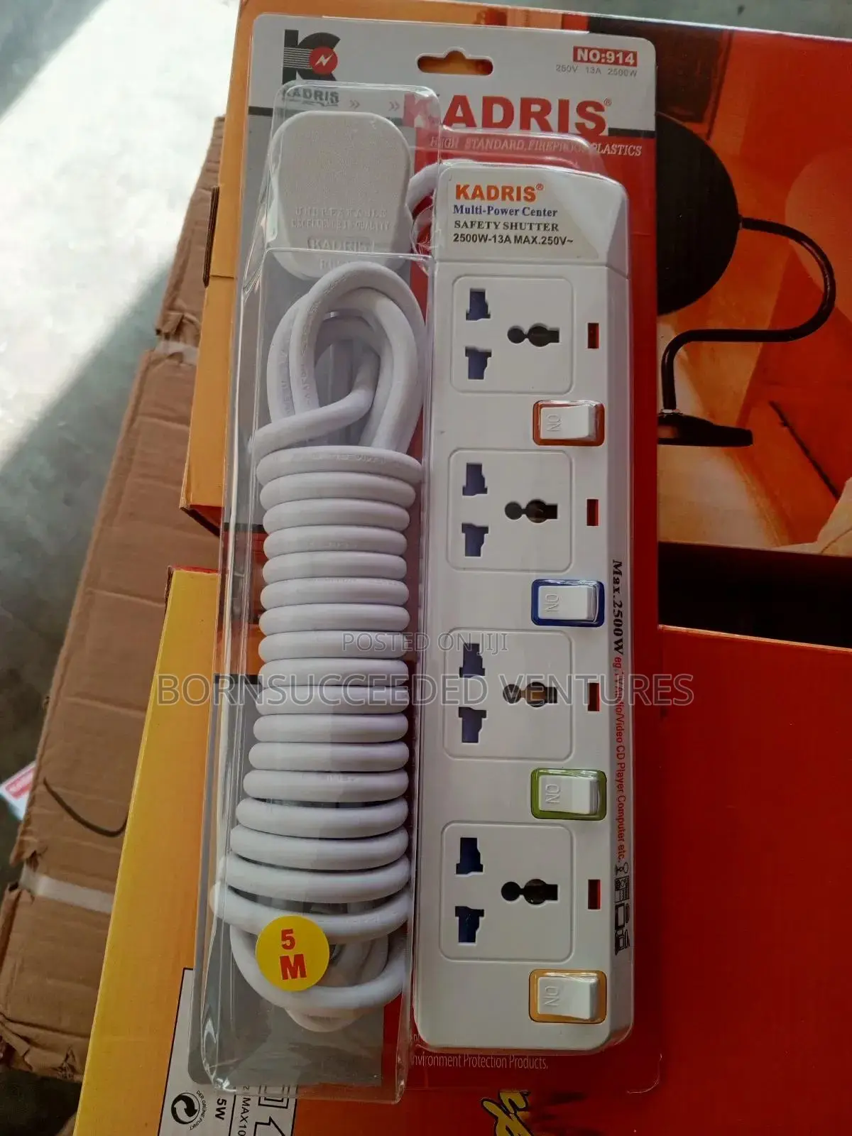 4 Way Socket Extension Socket