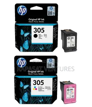 Hp 305 Ink Cartridges - Black : 210 Tricolor : 210