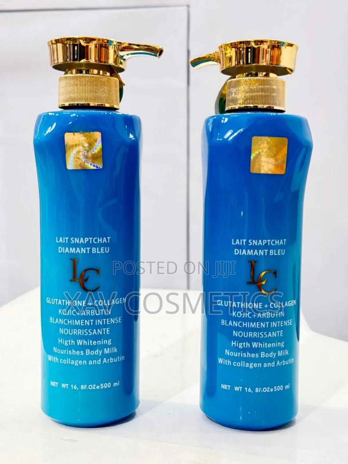 Lait Snapchat Diamant Glutathione Blue Lotion