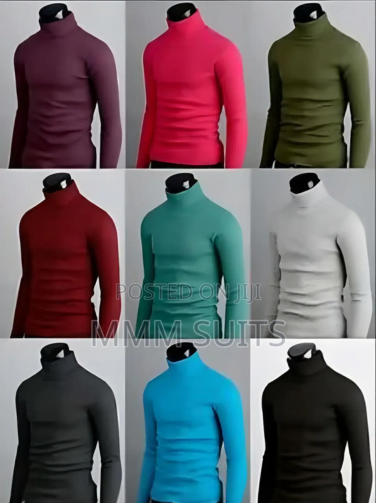 Turtleneck Shirts for Both Men and Women in Colours