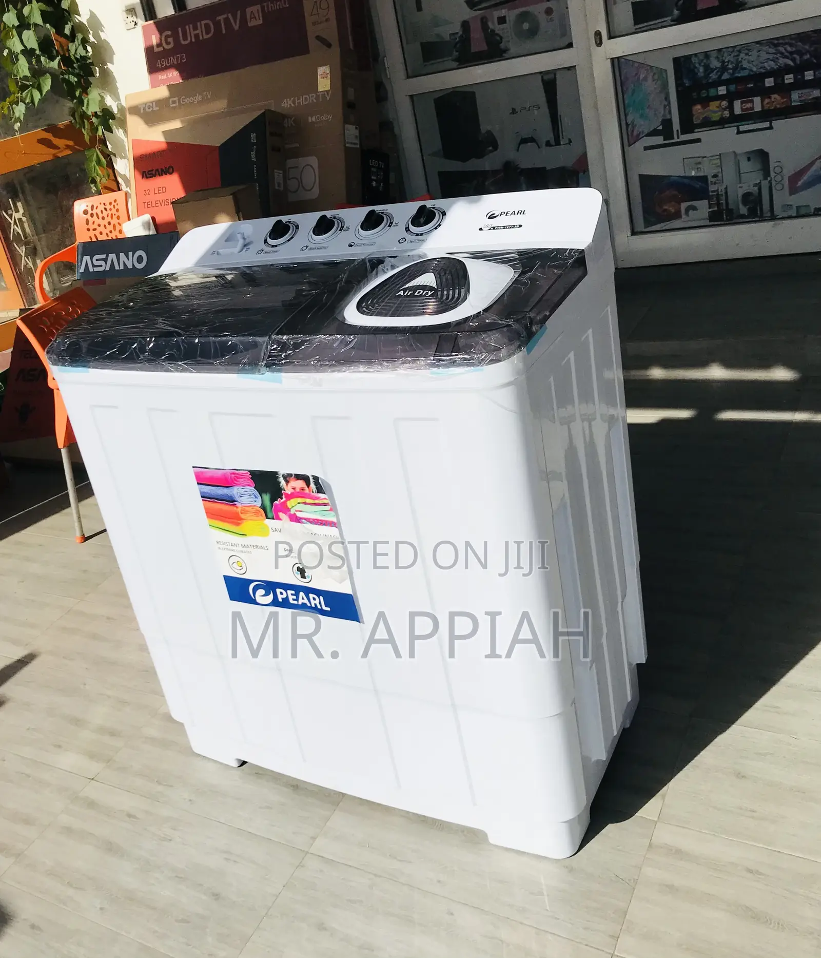 Buy Pearl 18kg Twin Tub Electric Washing Machine + Spin/Dry