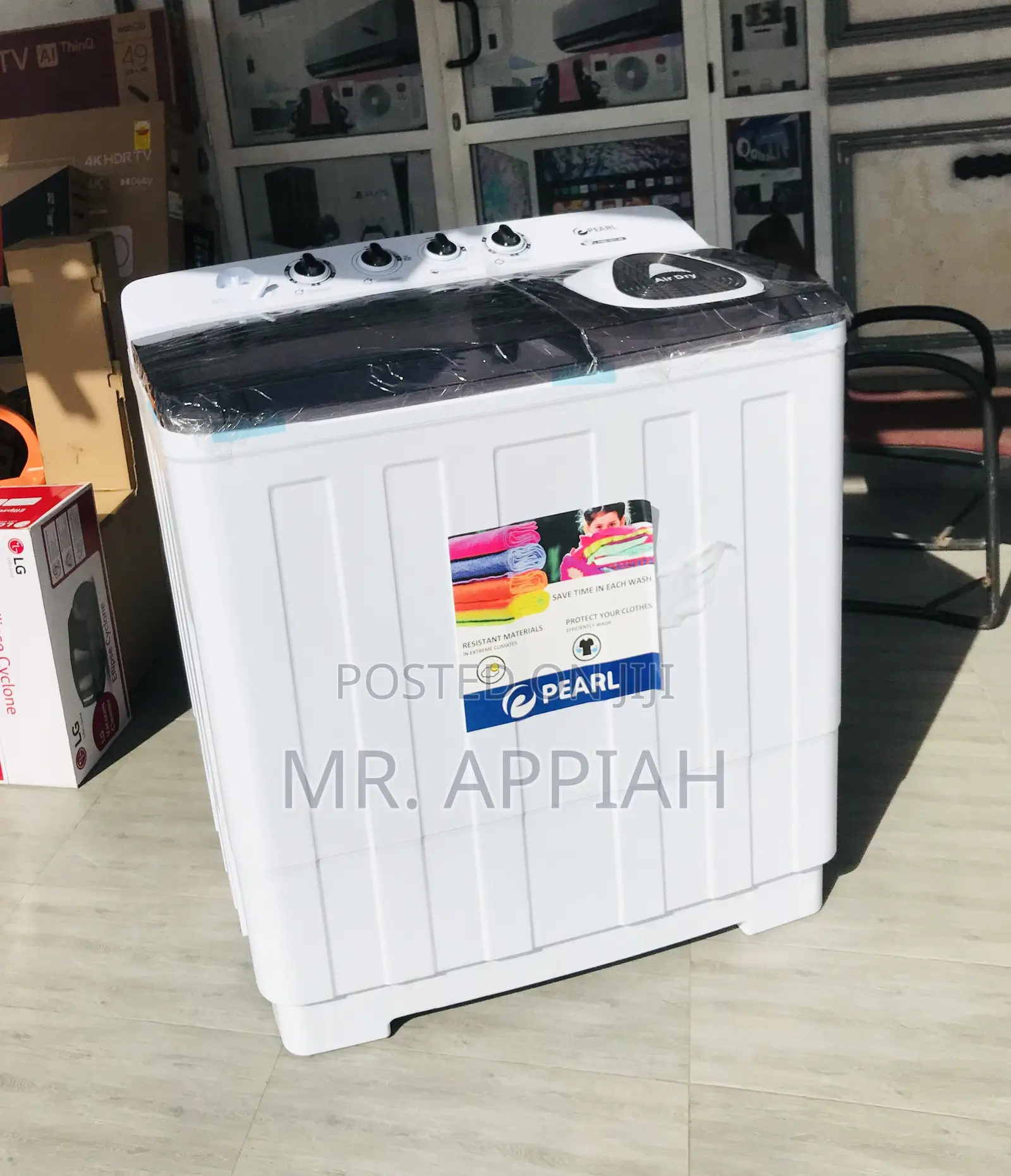 Purchase Pearl 18kg Electric Washing Machine + Spin/Dry