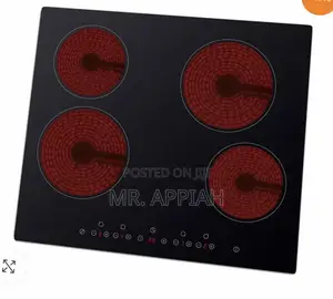 Sleek Midea MC-HF605 4 Electric Built-in Cooker(Black).