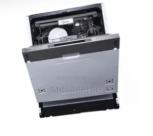 Sleek Midea WQP12-5203 Electric Dishwasher(Gray).: