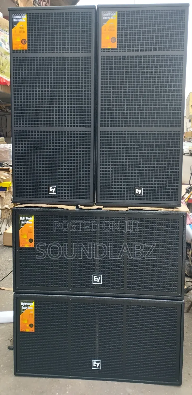 Full Set of Electro-Voice Speakers