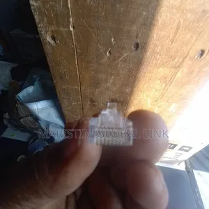 Pass Through Rj45 Connector (100 Pieces 200 Cedis)