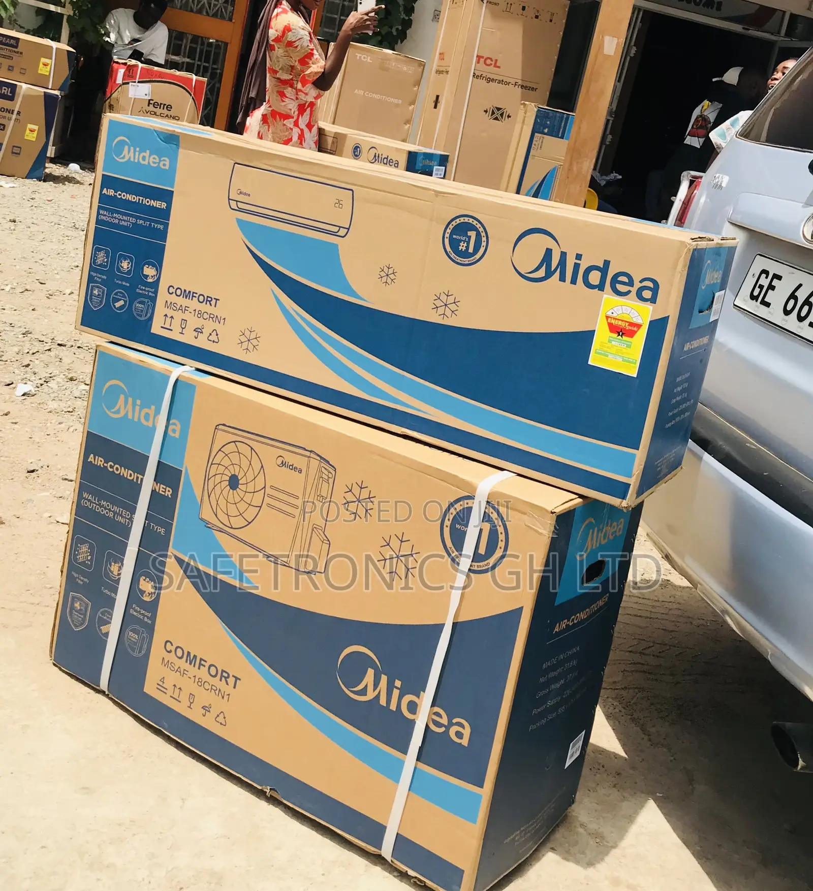 Lastest Midea 1.5hp R410 Gas White AC