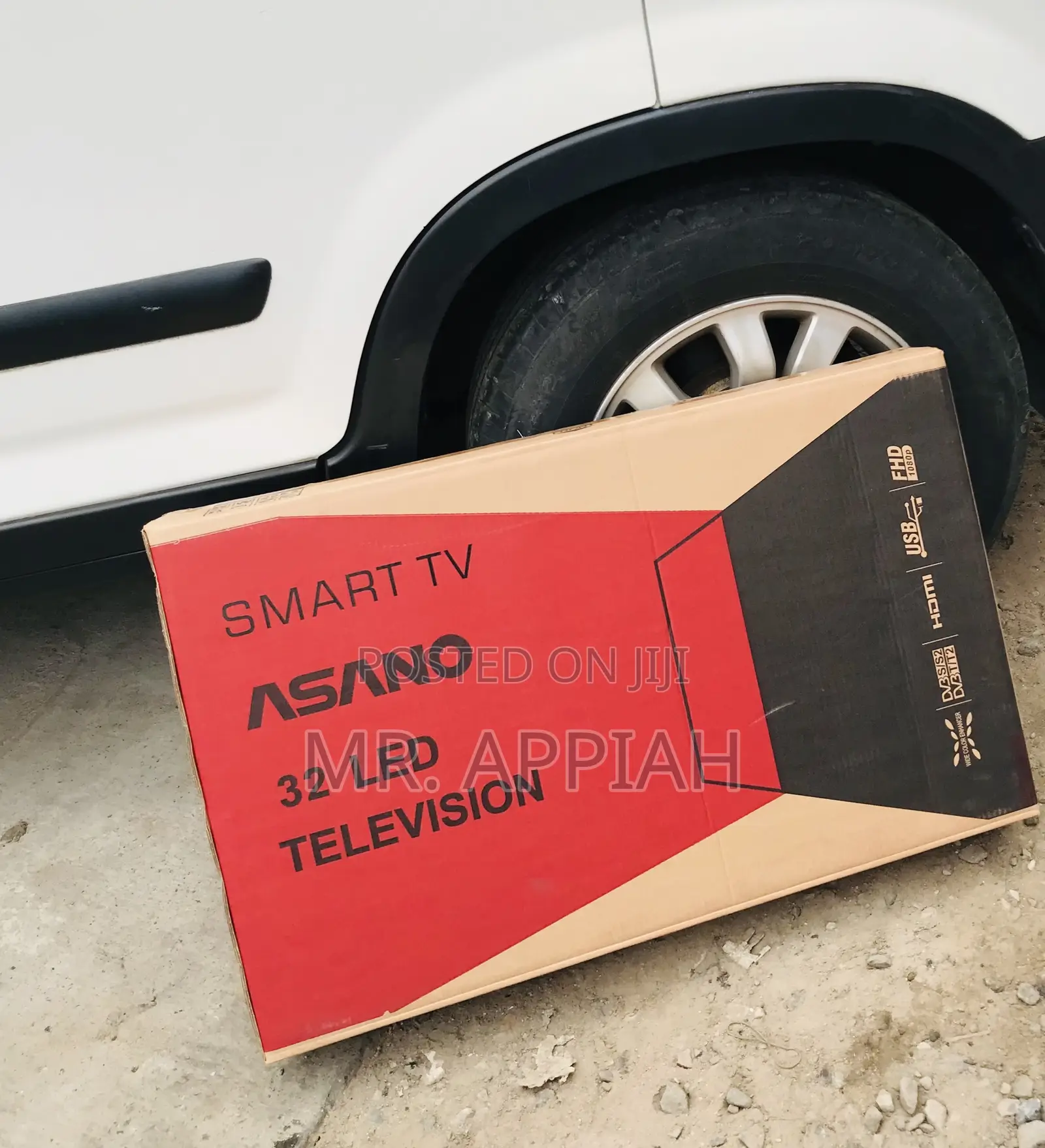 Quality Asano 32 Inch Smart Electric Television(Black).