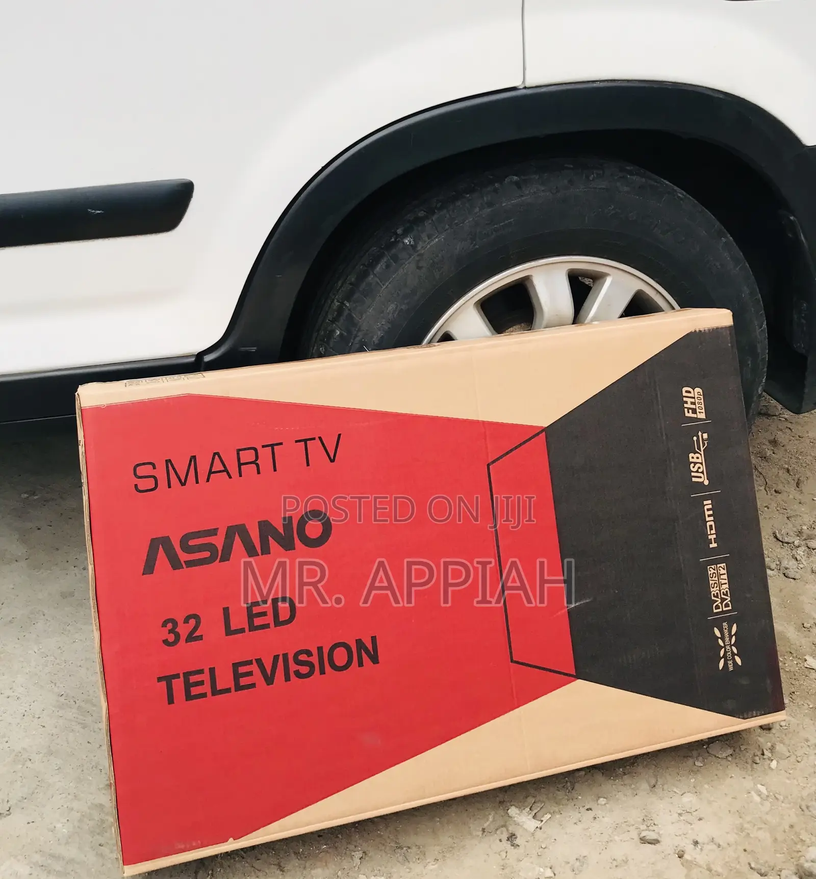 Quality Asano 32 Inch Smart Electric Television(Black).