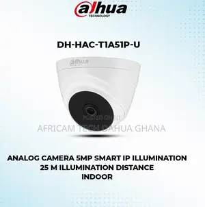 Dahua 5mp CCTV Fixed Ir Eyeball Dome Audio Camera Analog App