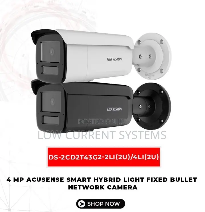 Hikvision 4mp Ip Network 80m Camera Audio Acusense