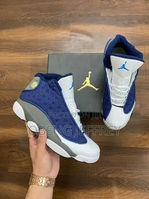 Photo - Original Jordan 13 Blue, White N Gray